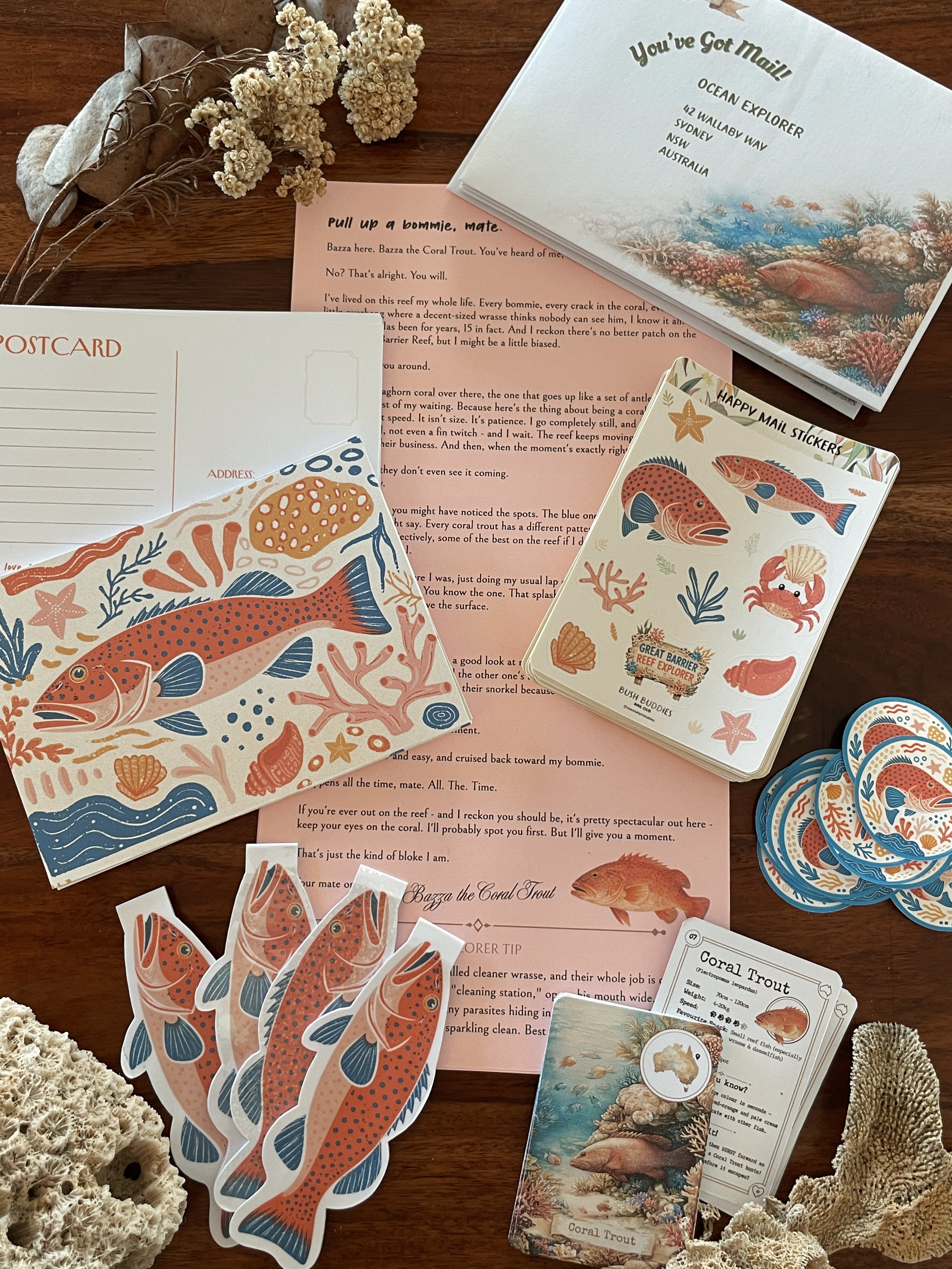 Past Adventures - Bazza the Coral Trout