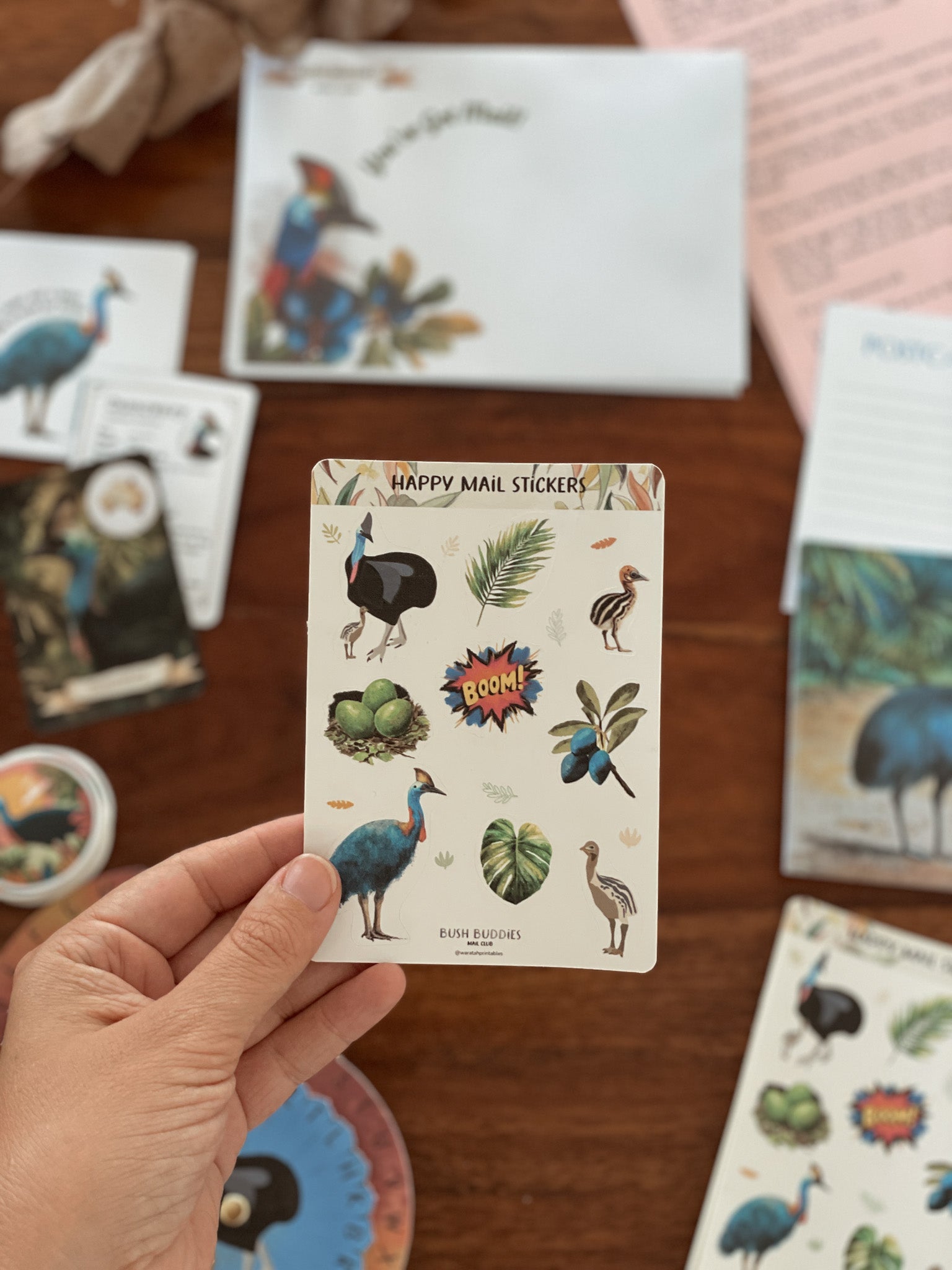 Past Adventures - May - Cora the Cassowary