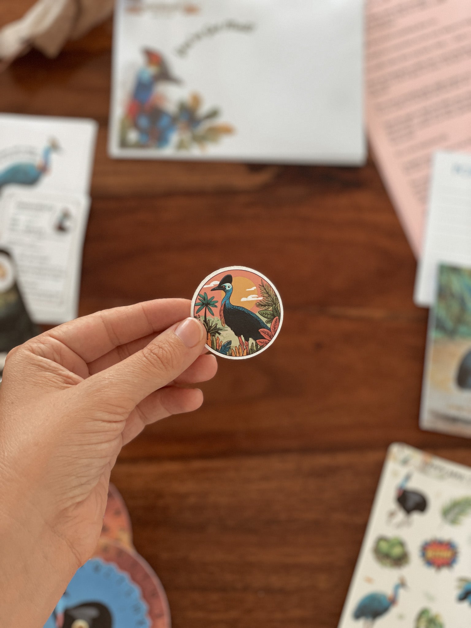 Past Adventures - May - Cora the Cassowary